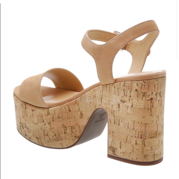 Schutz "Glorya" leather platform sandals. 5.5 - Picture 2 of 10